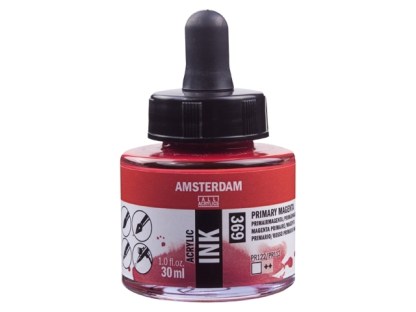 Acryl inkt Primair magenta 369 - Amsterdam acrylic