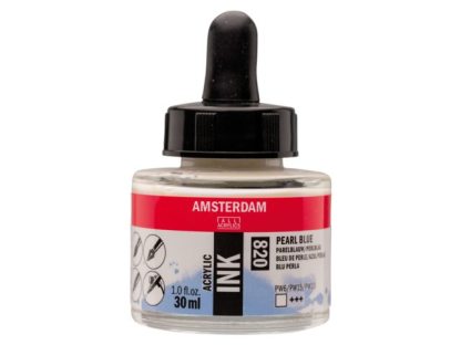Acryl inkt Pearl blue 820 - Amsterdam acrylic