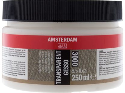 Amsterdam Gesso transparant 250 ml Bij Angelart Kunst en zo
