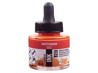 Acryl inkt Reflexoranje 257 - Amsterdam acrylic