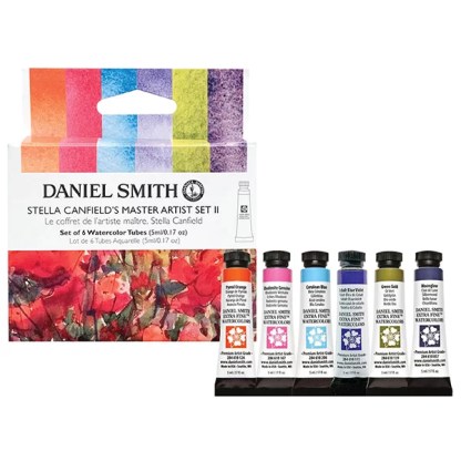 Daniel Smith STELLA CANFIELD'S MASTER ARTIST SET II -aquarelverf 6 tubes 5ml