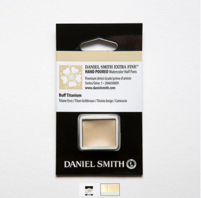 Aquarelverf Daniel Smith Buff Titanium (S1) half pan of 5ml tube - Kleur 009