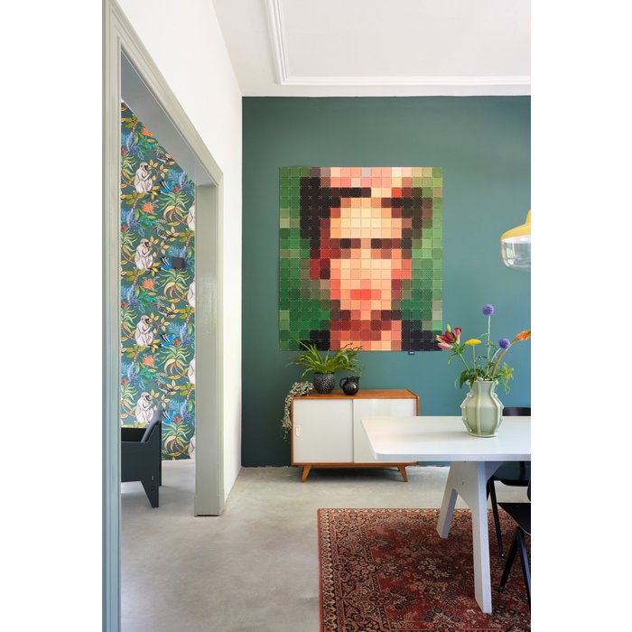 Betreffende Vriendelijkheid vrijheid Frida-pixel IXXI Wanddecoratie - Angelart Kunst&Zo
