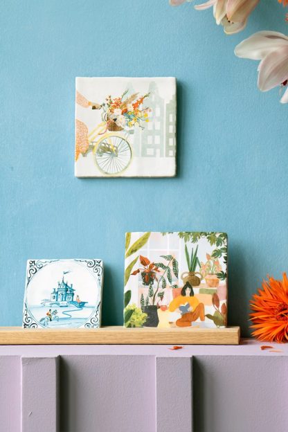 StoryTiles VROLIJKHEID IN EEN FIETSMAND