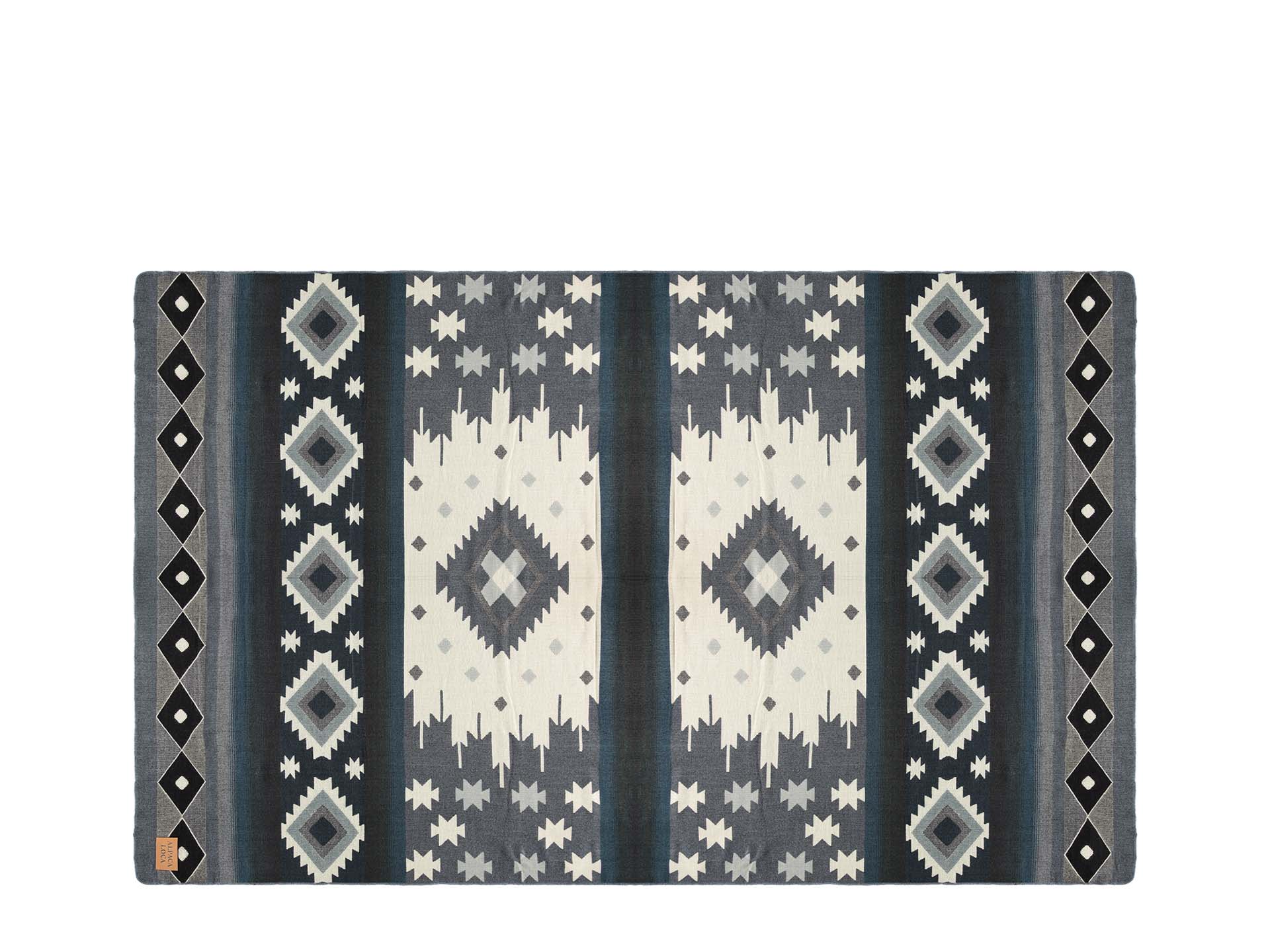 Alpaca plaid Grijs Alpaca loca