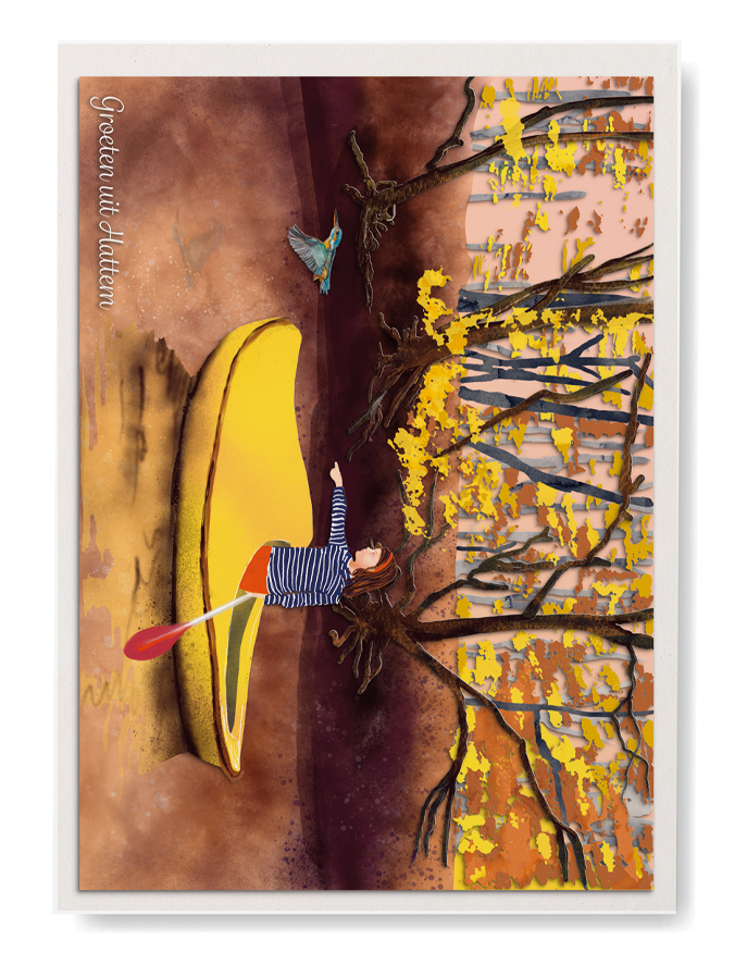 Apeldoorns kanaal Hattem wenskaarten set