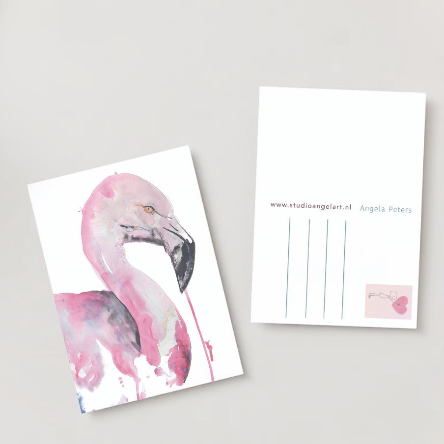Flamingo illustratie