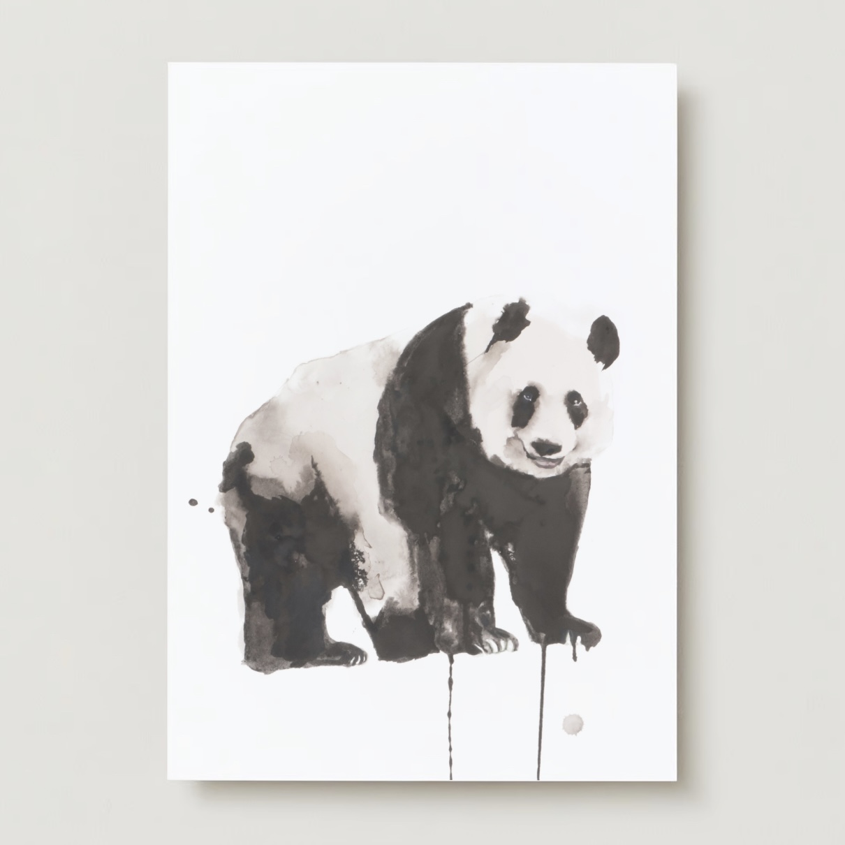 Panda wenskaart dieren