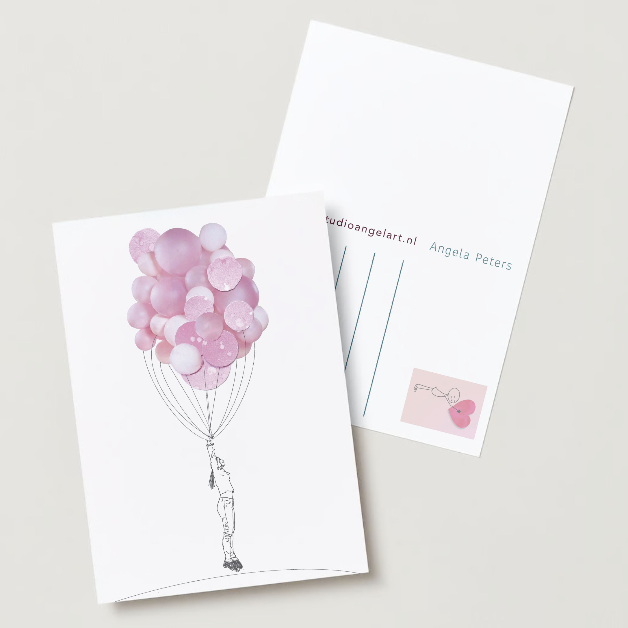 meisje met ballonnen