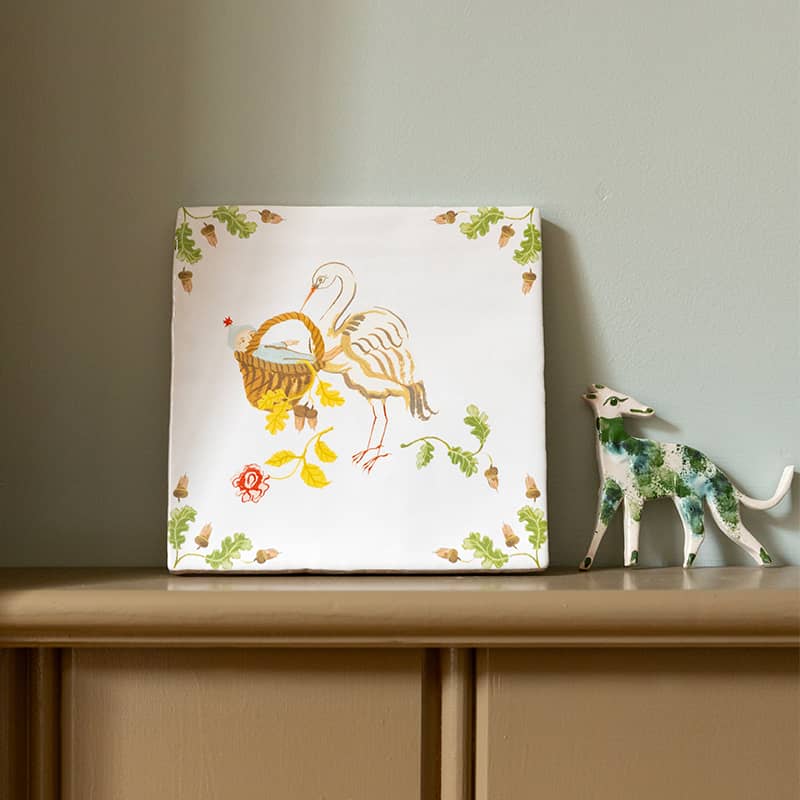 StoryTiles ooievaar - WELKOM LIEF KINDJE