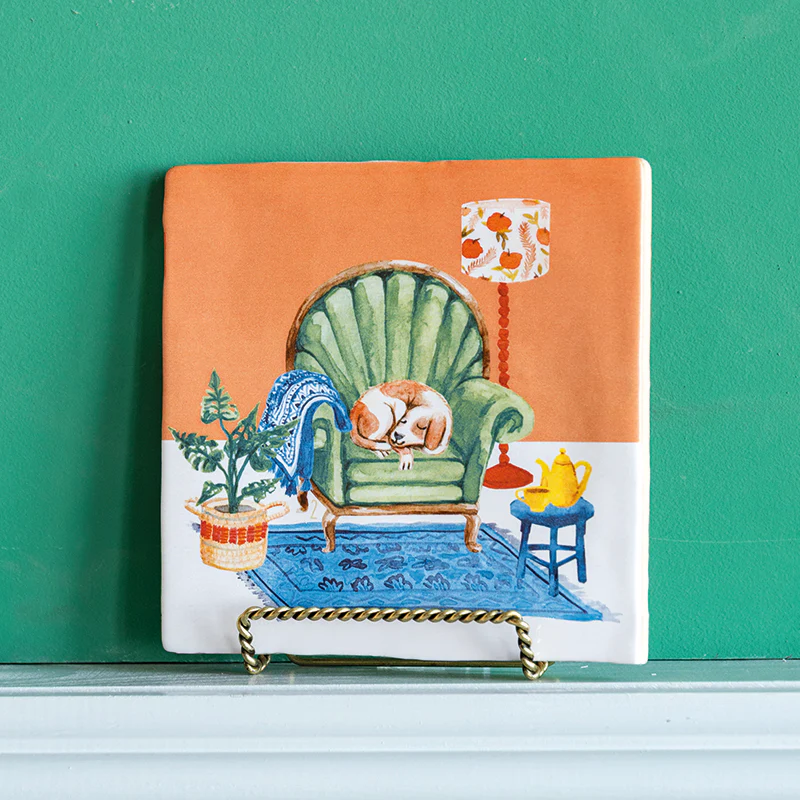 StoryTiles Hond op Stoel StoryTiles Hond op Stoel